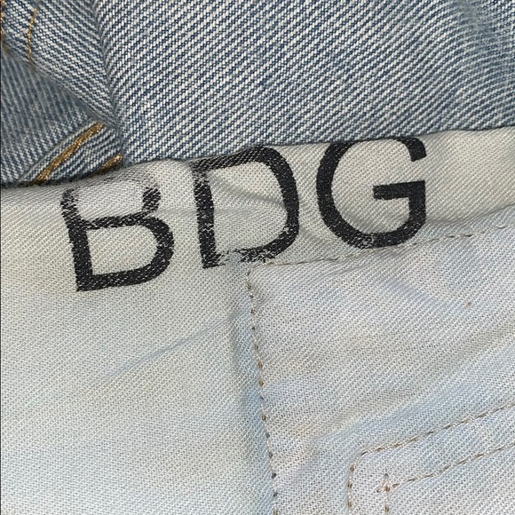 BDG x Rifle Paper Co Pocket Mid Rise Denim Shorts - Picture 8 of 8